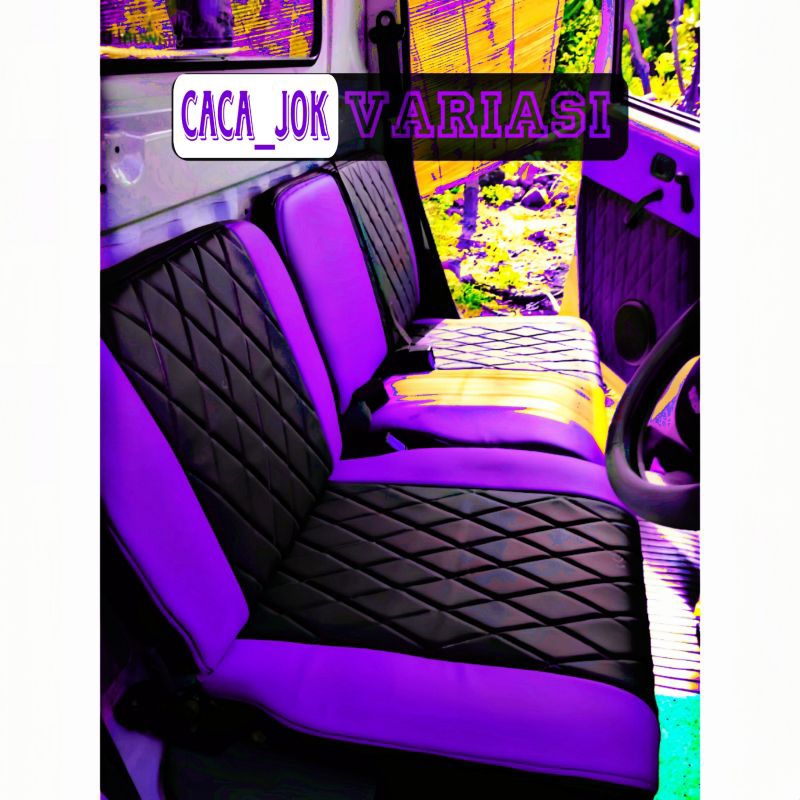 Sarung Jok Mobil L300,Grandmax 1,5 AC Terbaru, Grandmax Lama,Carry1.0, Carry 1,5 Futura,Panther,Kija