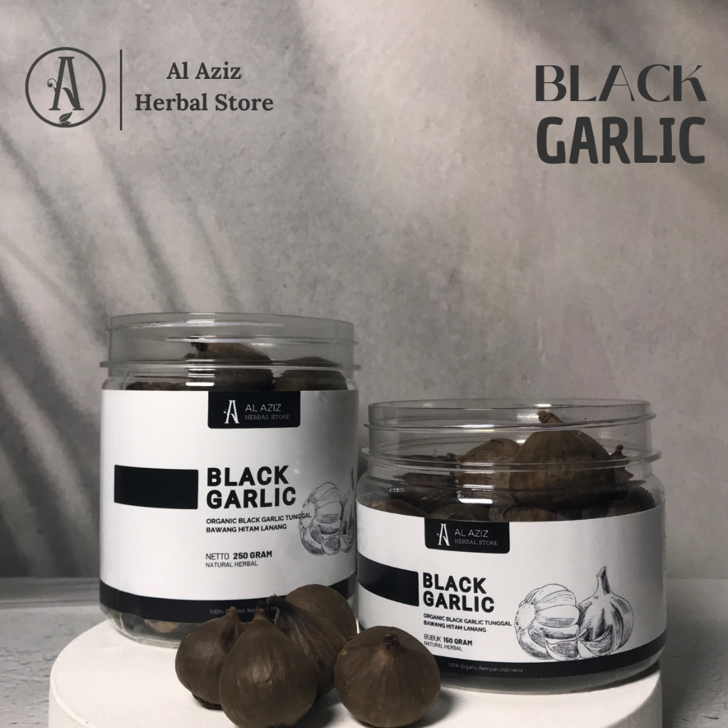 

Black Garlic Tunggal AL AZIZ Bawang Hitam Lanang Kualitas Premium