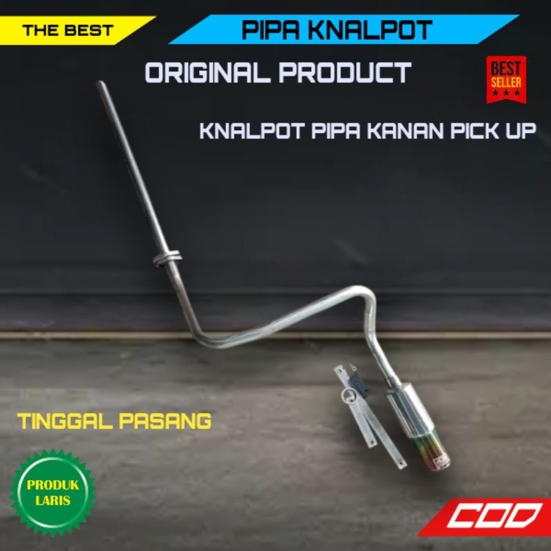 knalpot pipa kanan mobil pick up