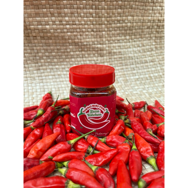 

sambal baby cumi mercon ukuran small