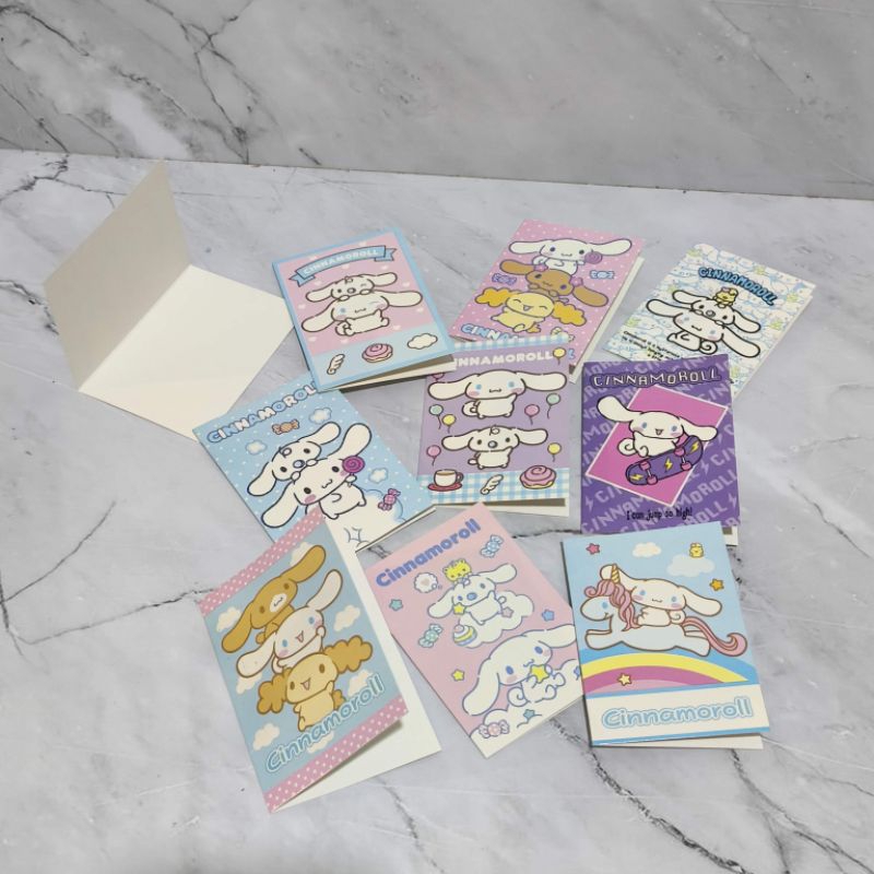 

Kartu Ucapan Lucu Motif Cinamoroll/ Greeting Card Birthday Cute Karakter Characters