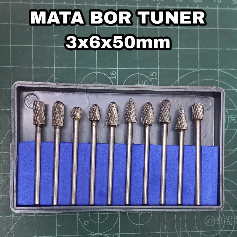 10 pcs mata bor tuner kerok 3x6mm