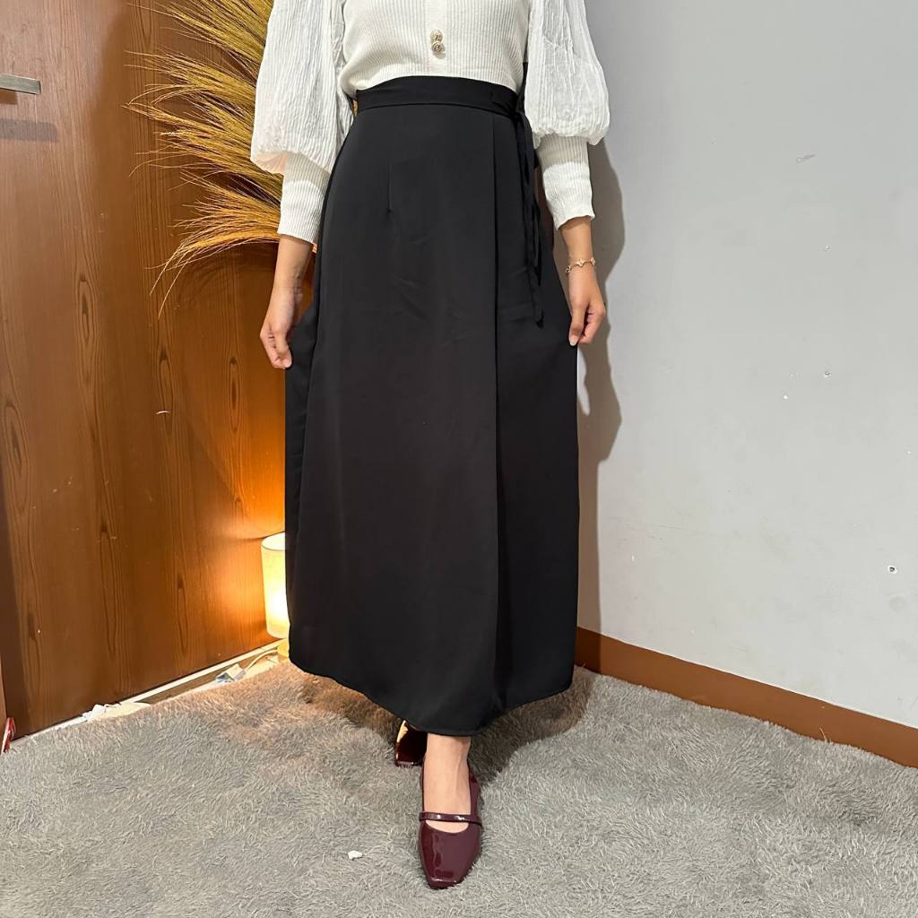 ROK WANITA SKIRT A LINE POLYESTER PREMIUM