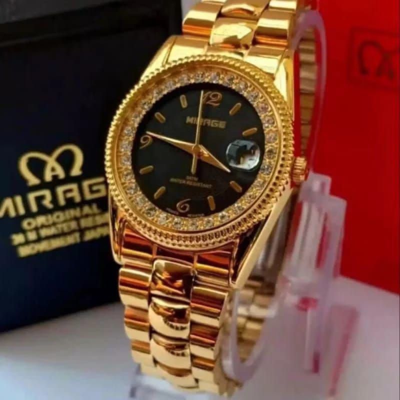 Mirage official watch Mirage rantai Diamond