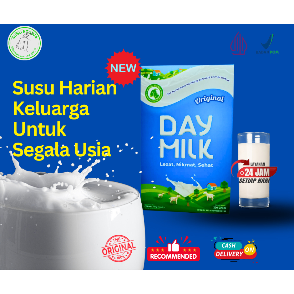 

Susu Kambing Daymilk 4 Box 100rb