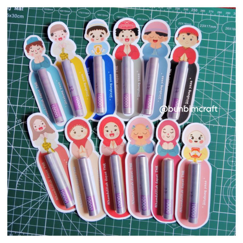 

AMPLOP LEBARAN • AMPLOP SEDOTAN • CUTE KIDS EDITION • 12pcs