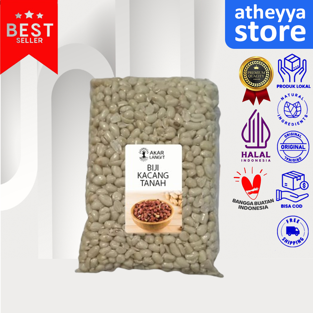 

Kacang Tanah Kupas Mentah 1 Kg Jago [Besar] Kualitas Super