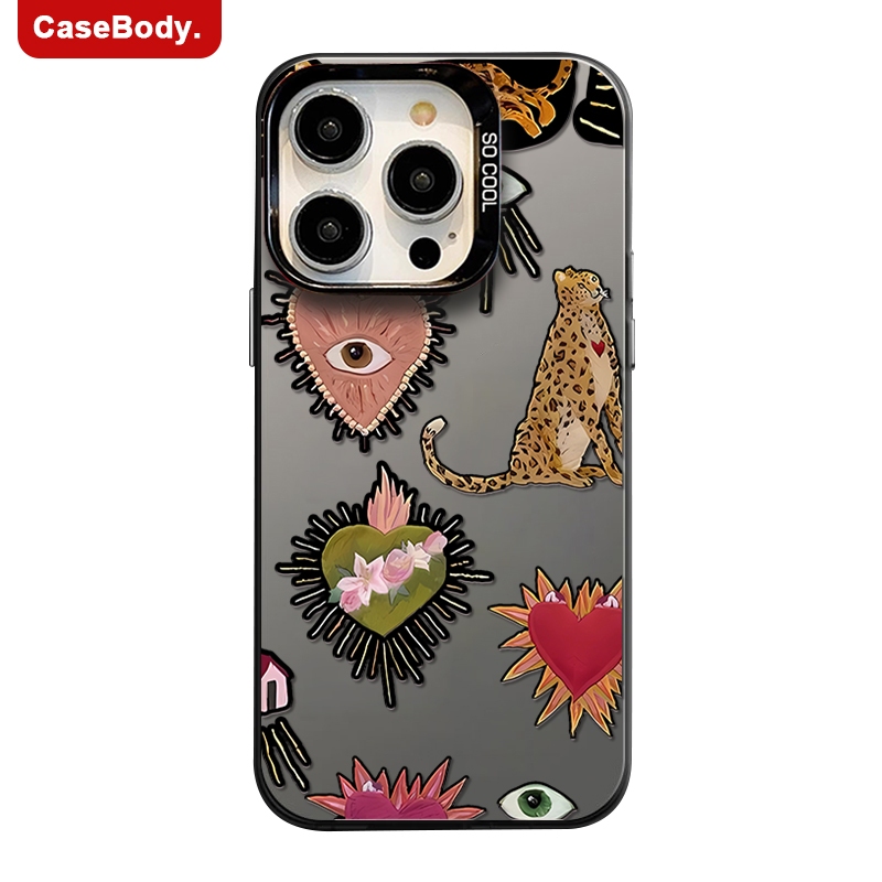 leopard Mewah Premium case Vivo seri Kompatibel untuk Vivo Y02 Y03 Y12 Y15S Y16 Y17 Y17S Y18 Y19 Y20