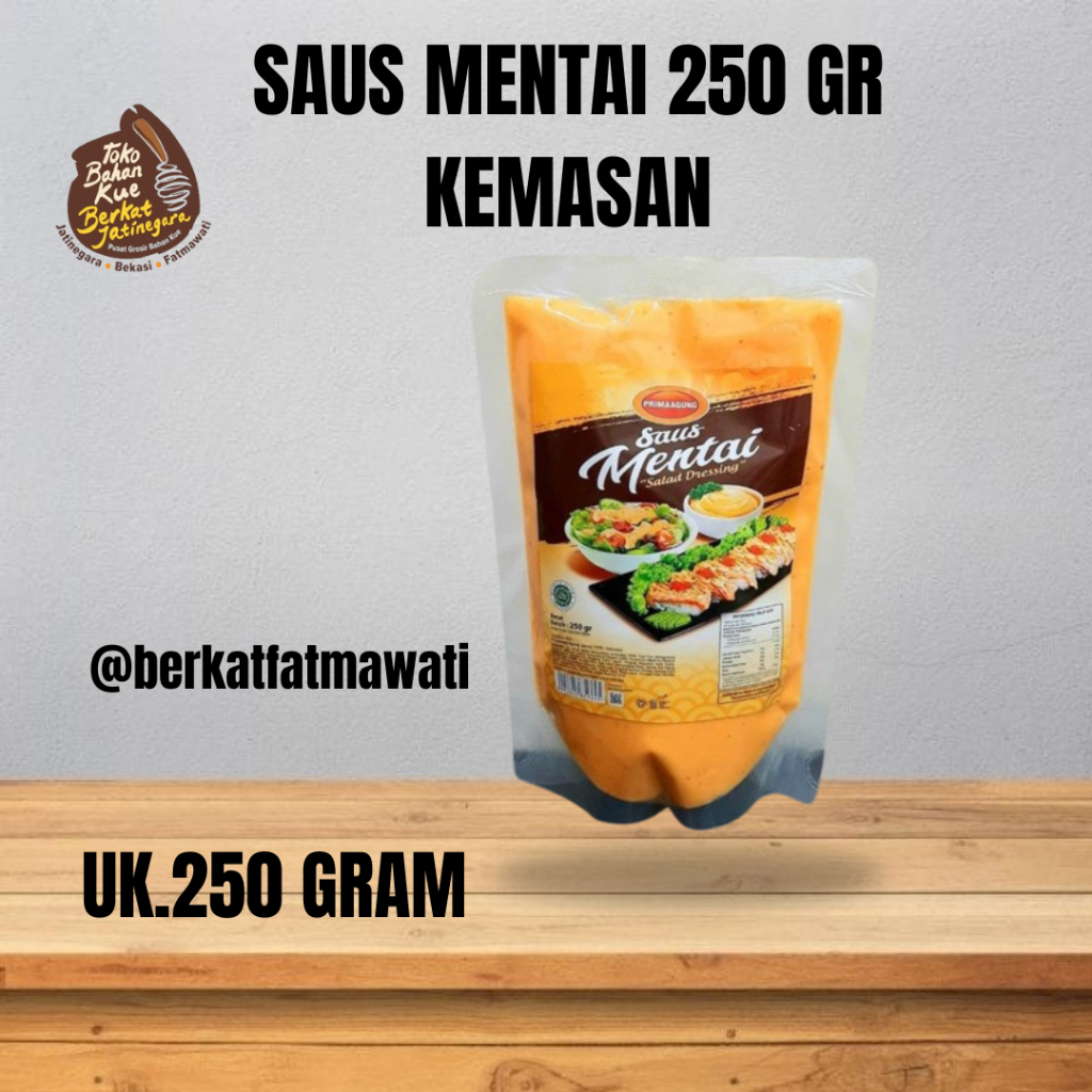 SAUS MENTAI / SAUS MENTAI PRIMAAGUNG / 250 GRAM / SAUS DIMSUM MENTAI