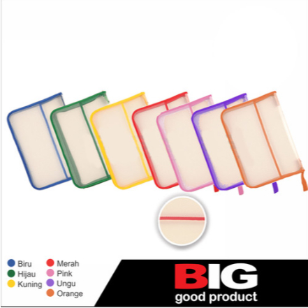 

BIG - Map Resleting Jumbo Jala / Zipper Bag Folio TS-7001