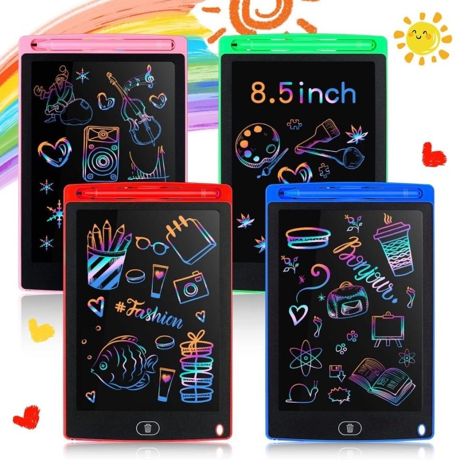 

LCD Drawing Writing Tablet 8.5 Inch Papan Tulis Anak Dan Dewasa Pelangi