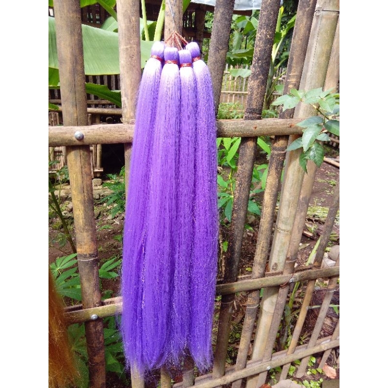 Rambut Sambung cemara Halus warna Lilac panjang 90cm