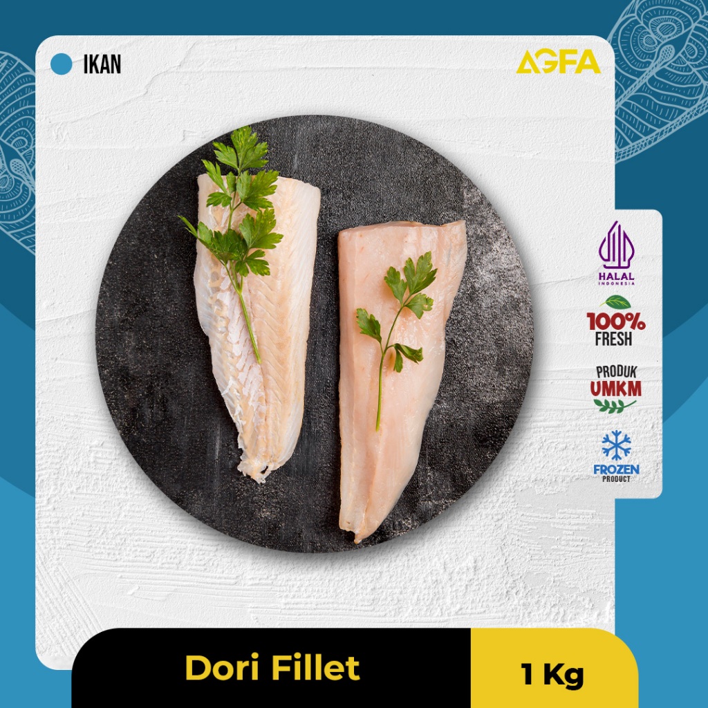 

Dori Fillet 1 Kg / Dory Premium / Dori Tanpa Tulang / Dori Bersih