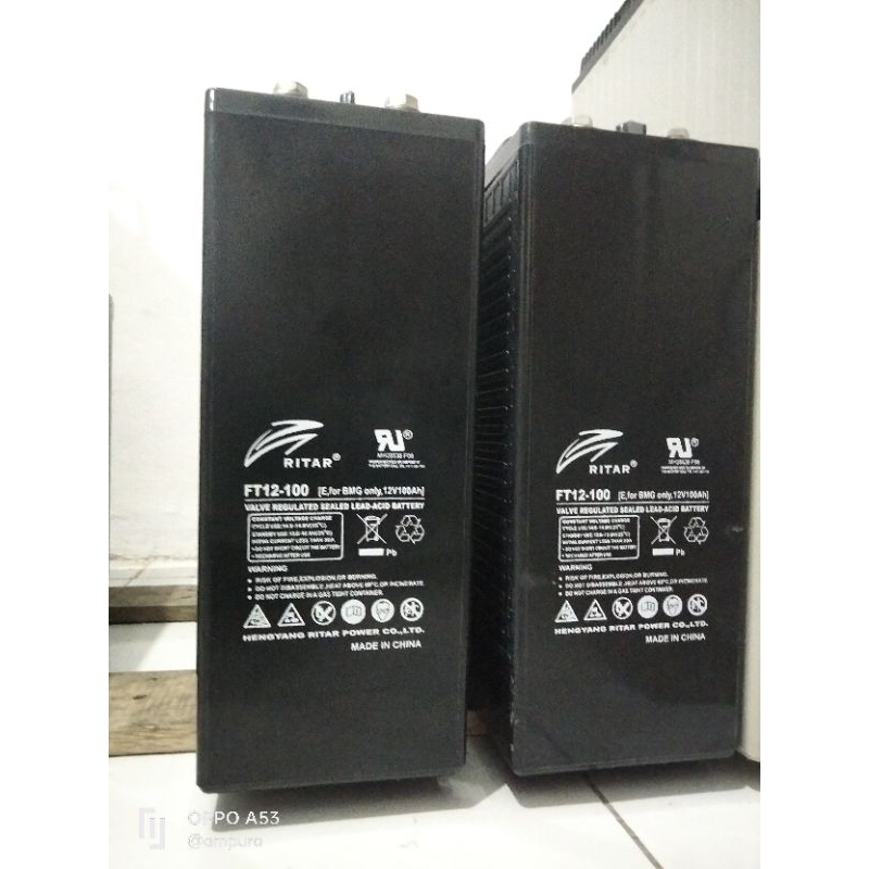 BATTREY VRLA  RITAR 12V 100ah sencd