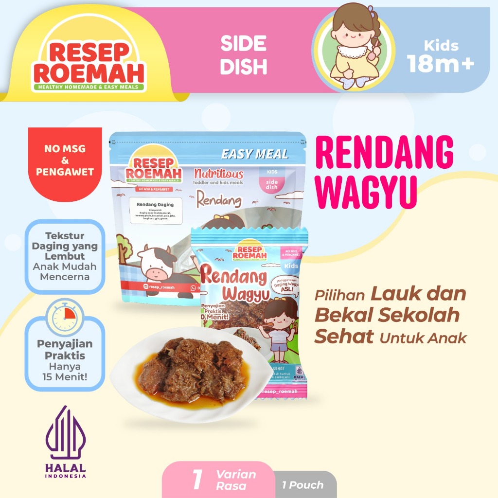 

RR Rendang Daging / Makanan Sehat Anak Balita / Kids Healthy Homemade Frozen Food / No MSG