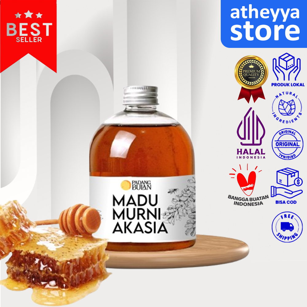 

Madu Murni Akasia 650 Gr Raw Honey Asli Padangbulan