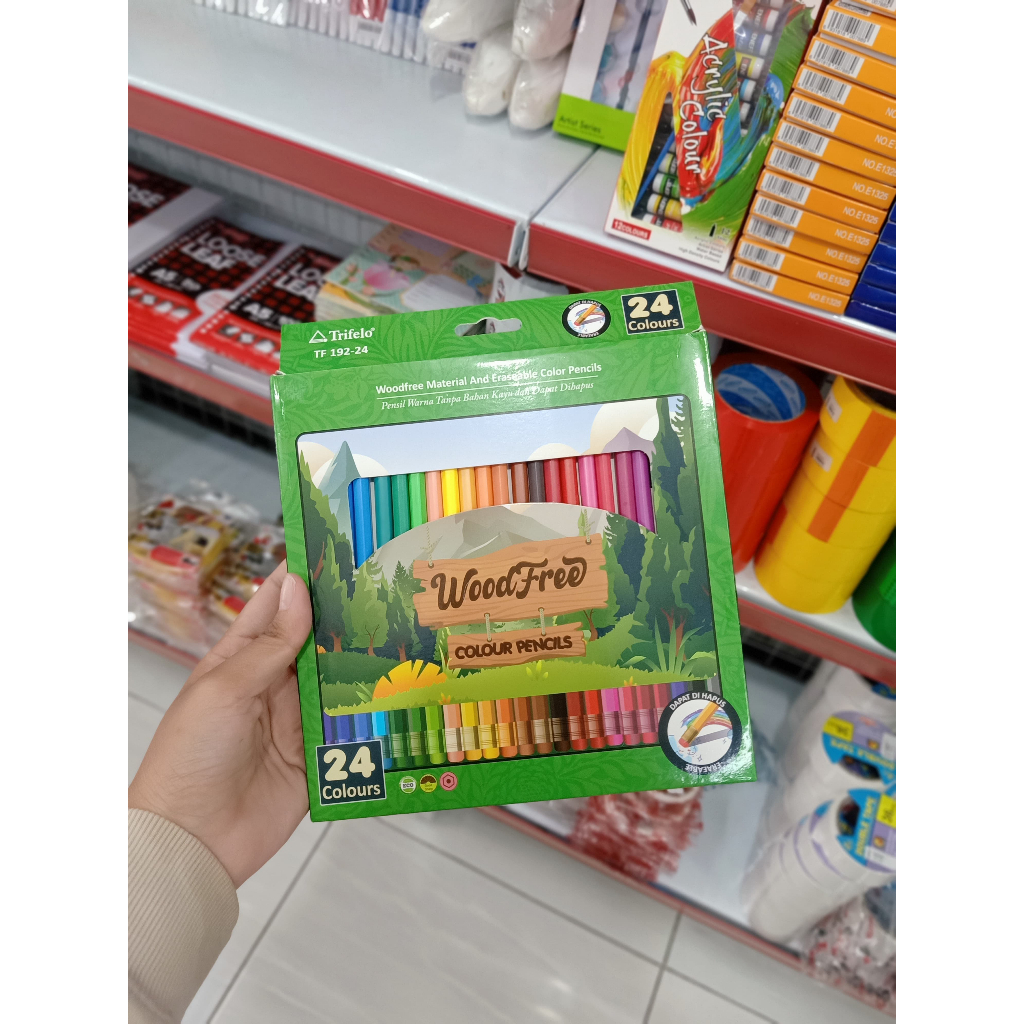 

PENSIL WARNA TRIFELO 24 WARNA
