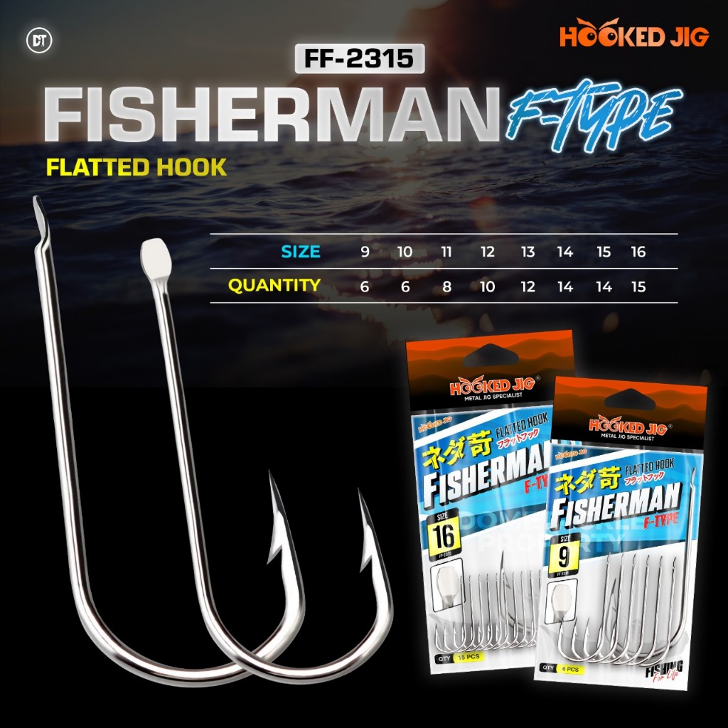 Firelock Hook  Kail Mata Pancing Model Leher Panjang Super Tajam Kuat Tahan Korosi Untuk Kail Dasara