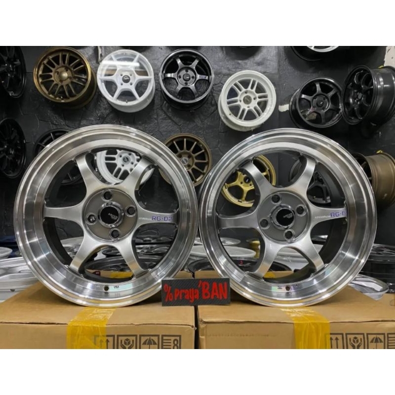 Velg Advan RGD2 ring 16 lebar 7 pcd 4x100 1set(4pcs)