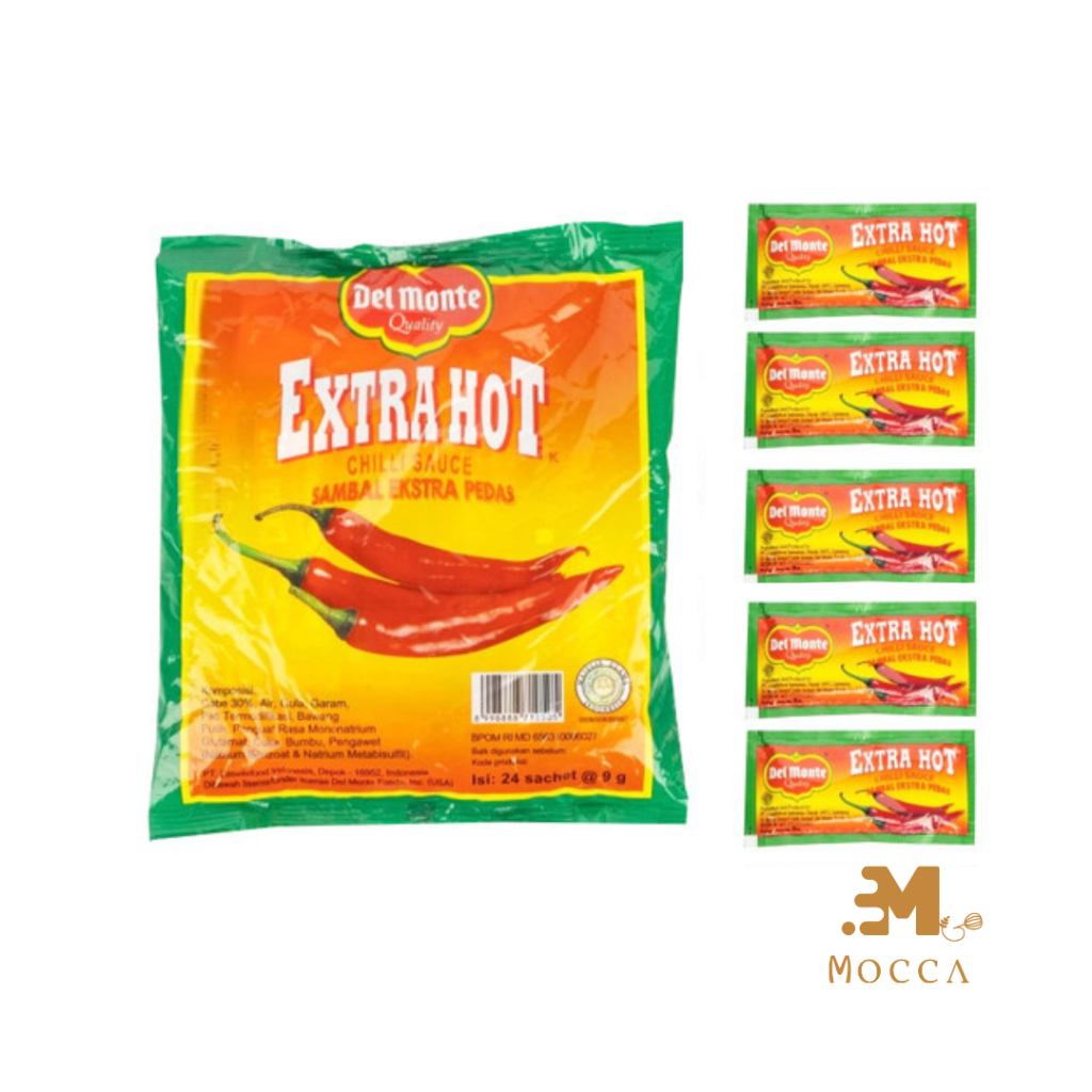 

DELMONTE EXTRA HOT CHILI SAUCE 8GR (1 PACK)