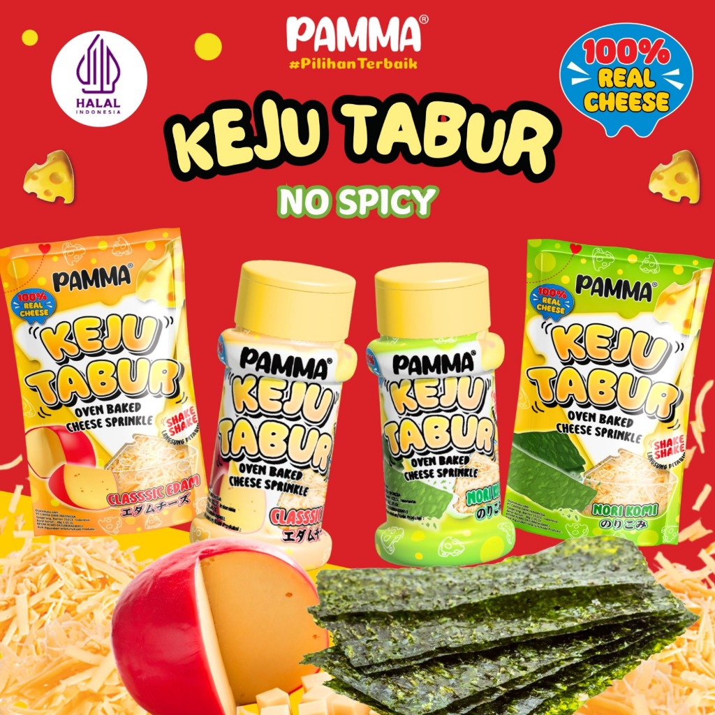 

{ NEW PRODUCT } Keju Tabur NO SPICY 30gr