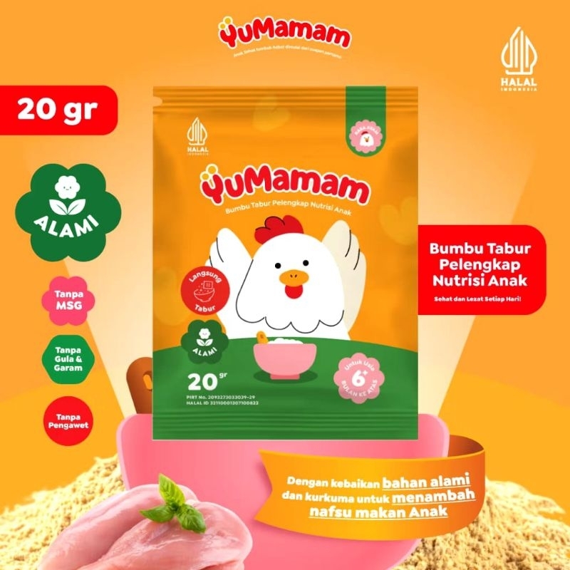 

Yumamam-Bumbu Tabur Rasa Ayam (20gr)