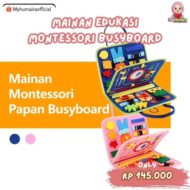 [TENGGARONG] MAINAN EDUKASI BUSY BOOK BAYI FLANEL