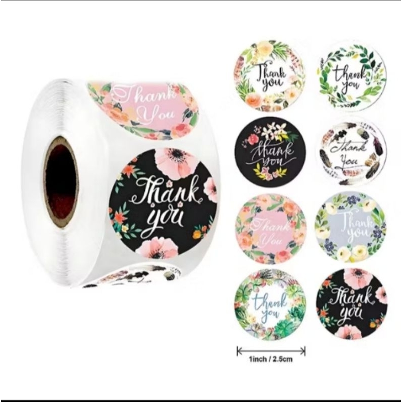 

Stiker Roll Thank You 100 Pcs