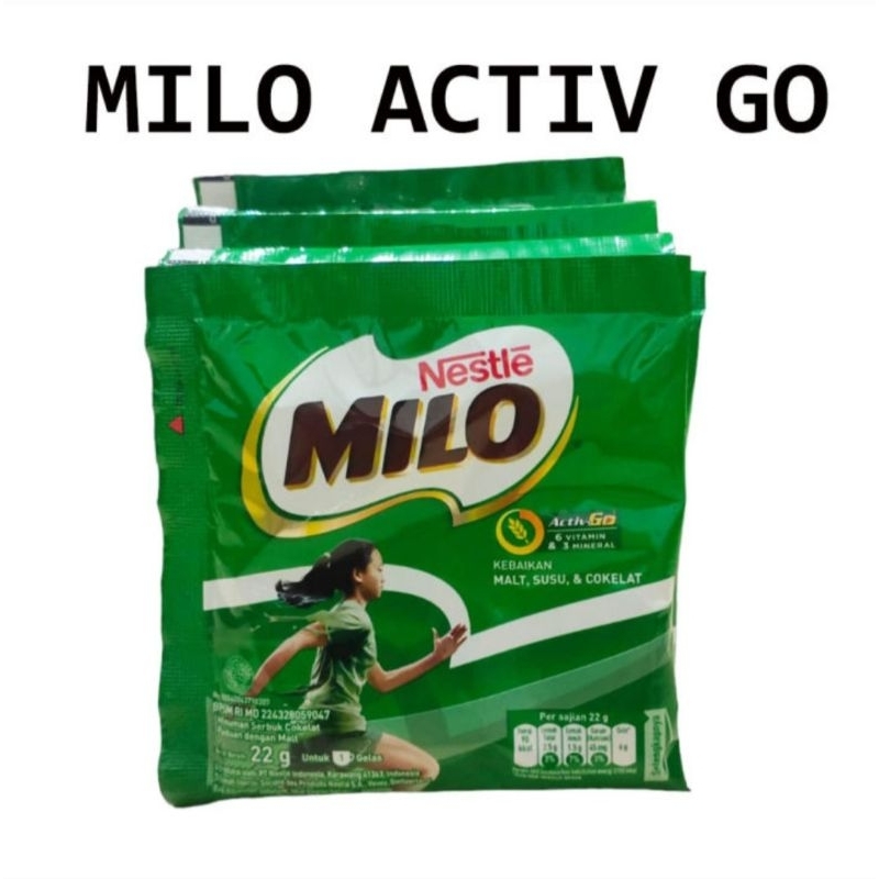 

MILO AKTIV-GO MINUMAN SERBUK COKLAT 1 RENCENG