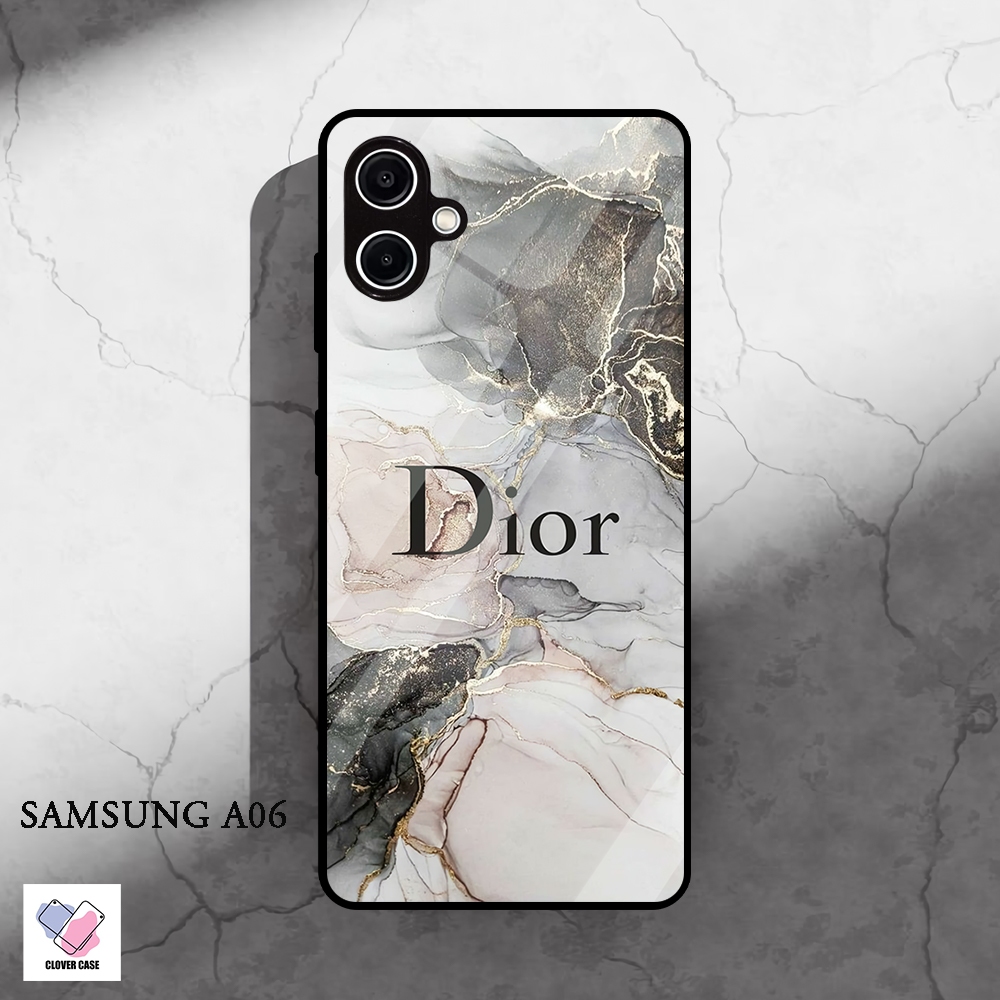 [TH41]  Case Glossy Case | SAMSUNG A06 | CASE KEKINIAN LUCU |  Casing Hp Kilau Motif DIOR