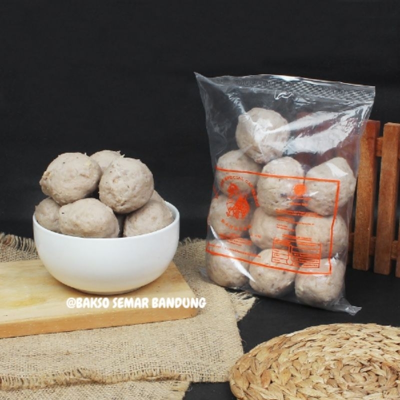 

Bakso Urat premium Ukuran Sedang isi 10 Biji Bakso semar Bandung Bakso enak