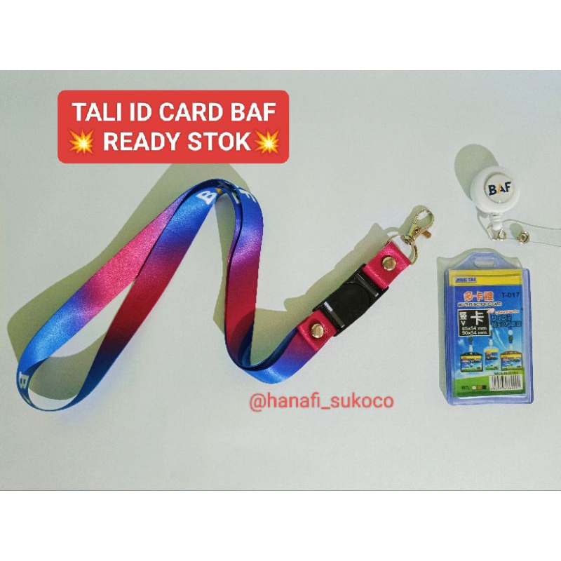 

BAF tali id card printing BAF [READY STOK] Lanyard SATUAN