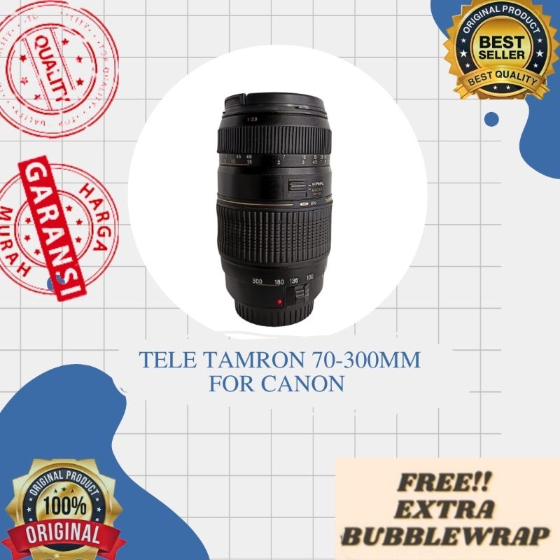 LENSA TELE TAMRON 70-300MM FOR CANON