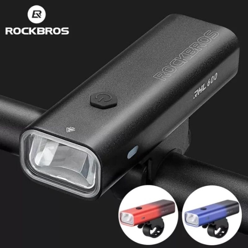 ROCKBROS RHL600 BRIGHT BIKE LIGHTS LAMPU DEPAN SEPEDA ORIGINAL ROCKBROS