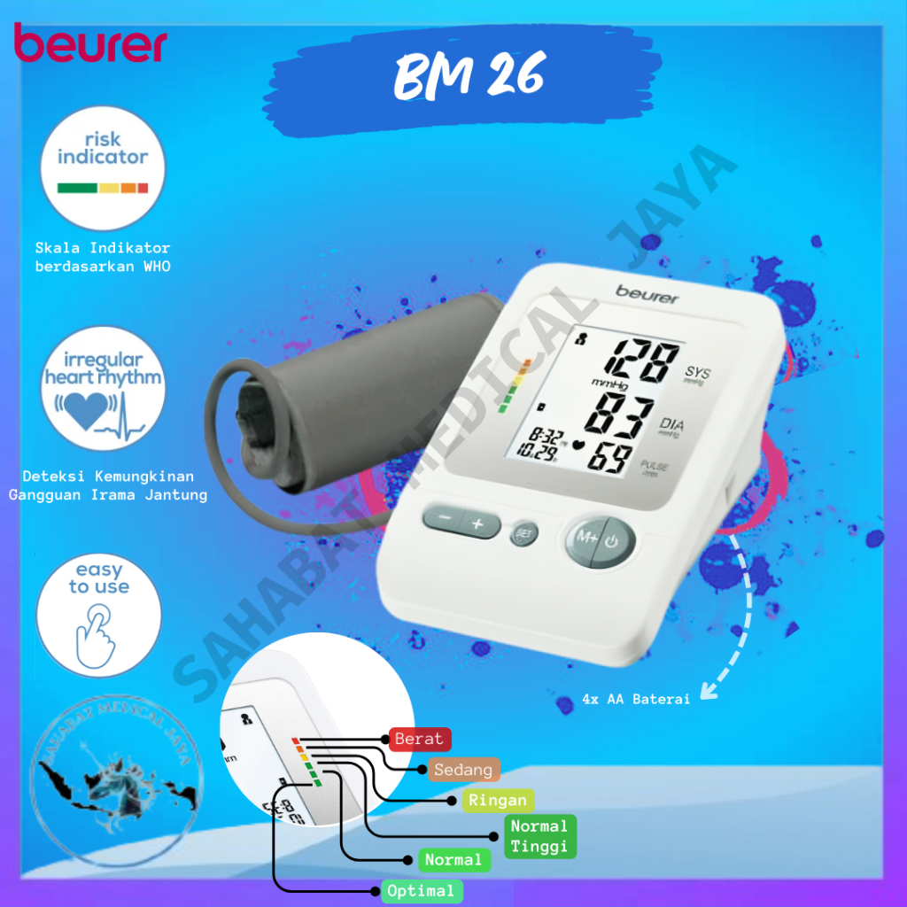 BEURER - Tensimeter Digital BM26 | Tensi Digital Beurer