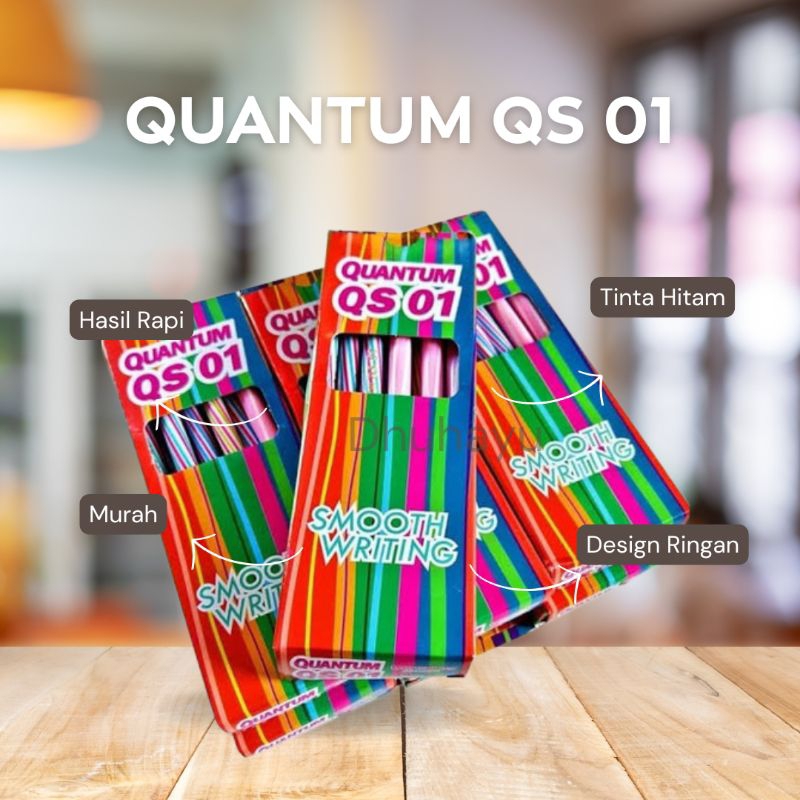 

Bolpoin Quantum QS 01 murah 1 pack isi 12