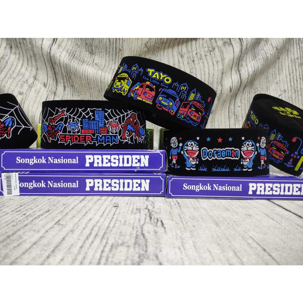 KOPYAH ANAK / KOPYAH TAYO /PECI TAYO /PECI ANAK KARAKTER