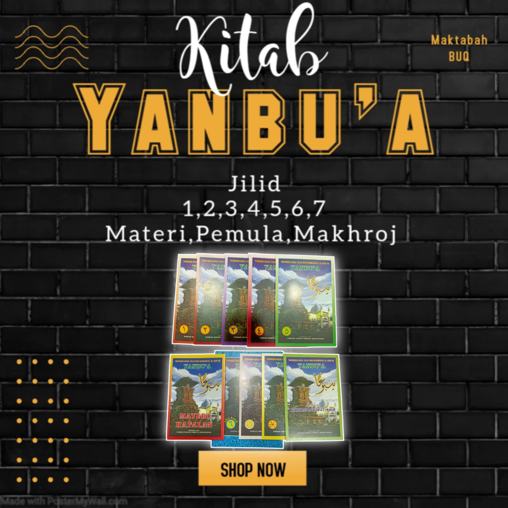 YANBUA' ASLI ORIGINAL KUDUS TPQ FULL JILID