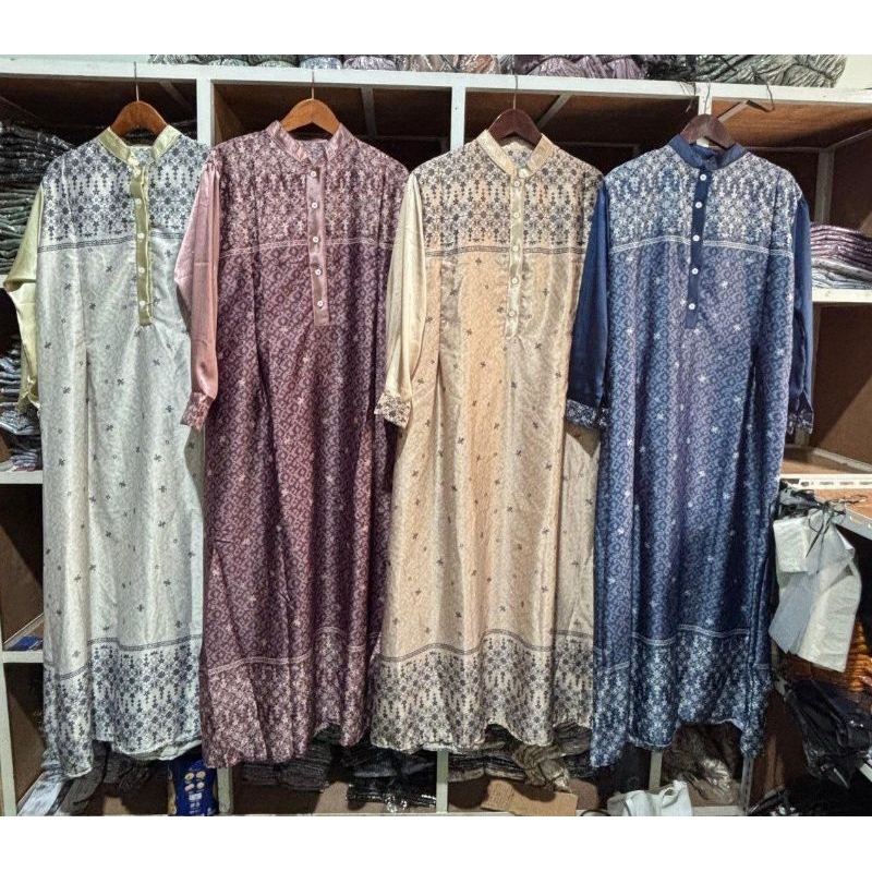 P COUPLE SYABANA MAXMARA MIX CRADENZA  SARIMBIT GAMIS KOKO PANJANG BAJU MUSLIM WANITA PRIA BUSUI