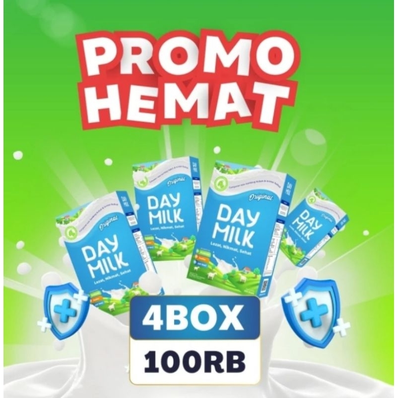 

DAYMILK Susu Kambing Etawa Asli - 100RB DAPAT 4 BOX - Susu Bubuk - "Dikirim dari MATARAM