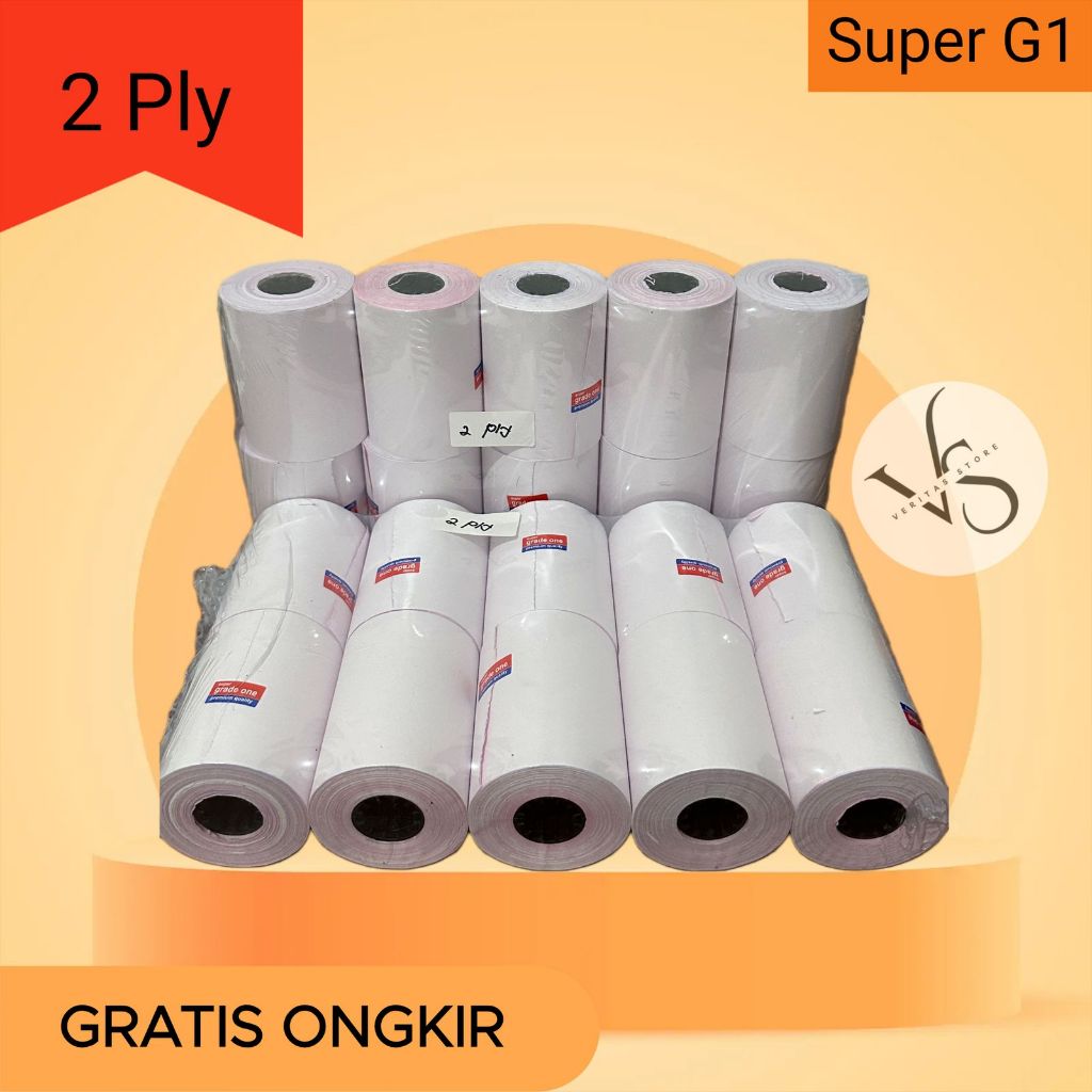 

Struk Kasir NCR 2PLY 75 x 65 Grade One (G1)