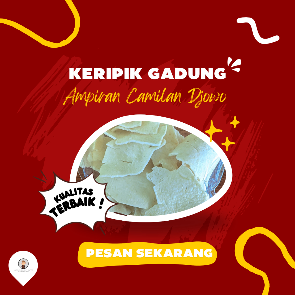 

Keripik Kentang Putih / Keripik Gadung Tipis 120GR - Ampiran Camilan Djowo