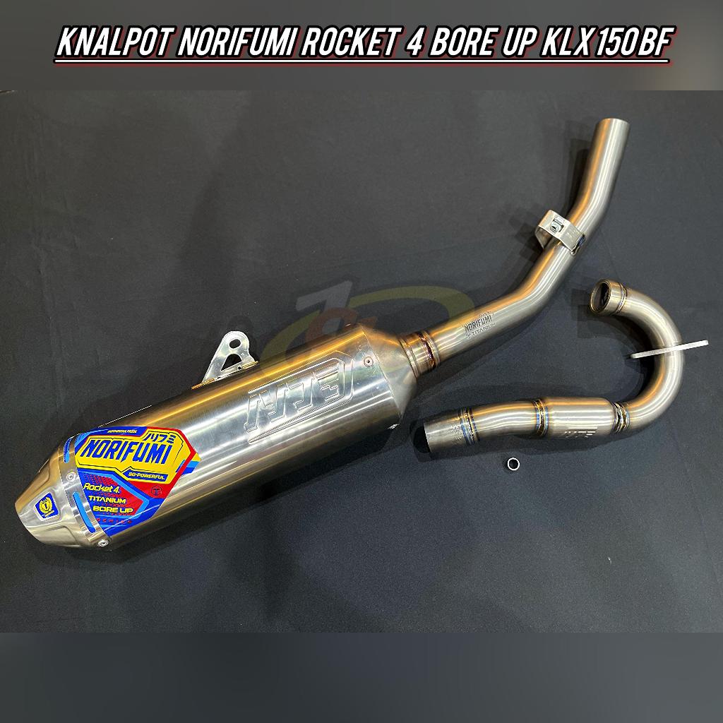 Knalpot Norifumi Bore Up Rocket 4 Titanium KLX 150 / Dtracker