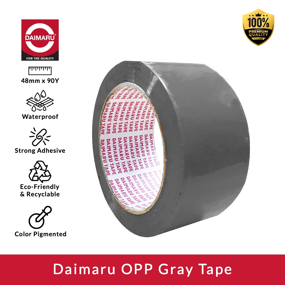 

Daimaru OPP Lakban Abu-abu 48 mm x 90 Yard