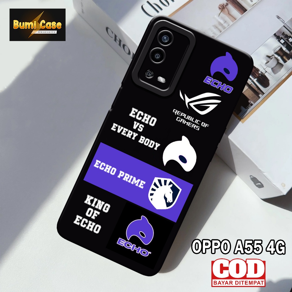 Bumi Case Oppo A55 4G - Fashion Case Game - Softcase Pro Camera Oppo A55 4G - Casing Hp Oppo A55 4G 