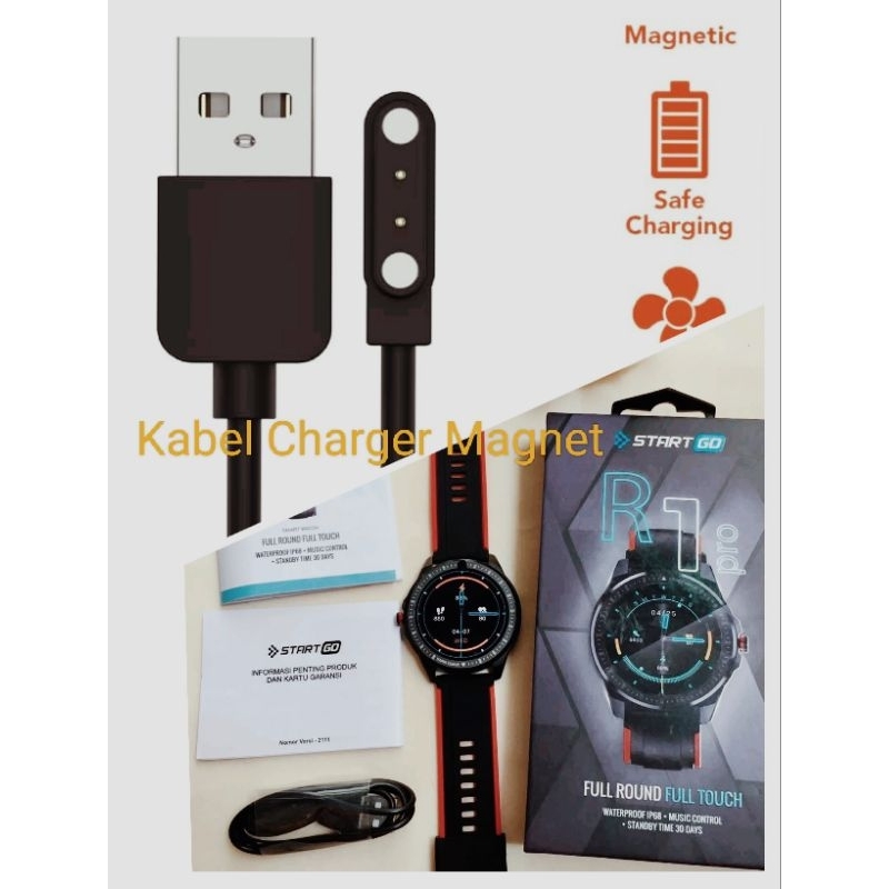 Advan StartGo R1 Pro Smart Watch Kabel Charger Magnet Advan StartGo S1 Pro Advan StartGo R1 Pro Star