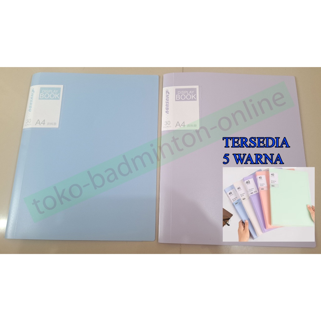 

MAP A4 FILE FOLDER TRANSPARAN 30 HALAMAN BAGUS DAN BARU