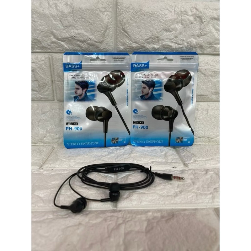 Handsfree Headphone Philips  In-ear PH-900 + Mic Headset Stereo Earphone Sound Quality