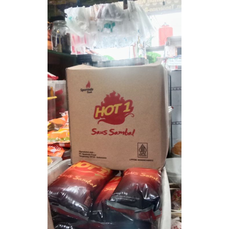 

Saus Sambal HOT 1 (1kg/1000gram)