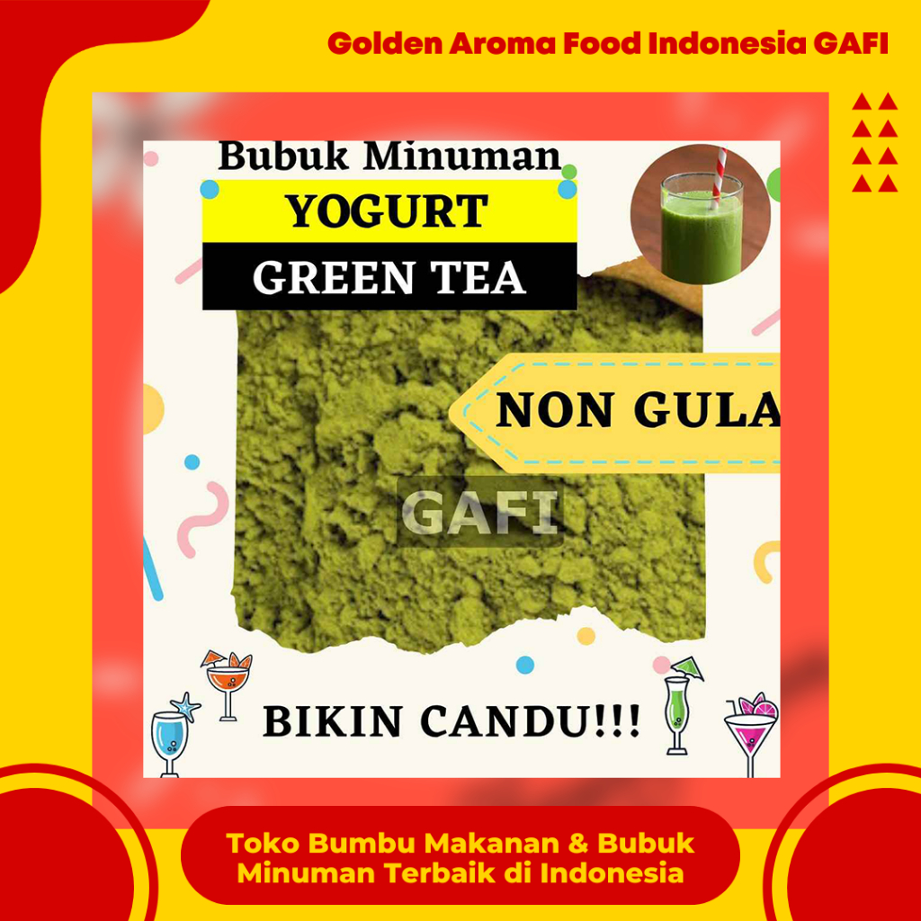 

Bubuk Yogurt Green Tea NON GULA Premium 1 kg Supplier Bubuk Minuman Yogurt Instan Serbuk Es Yogurt Ekonomis Original Powder Drink Green tea Ekonomis Terdekat Murah GAFI